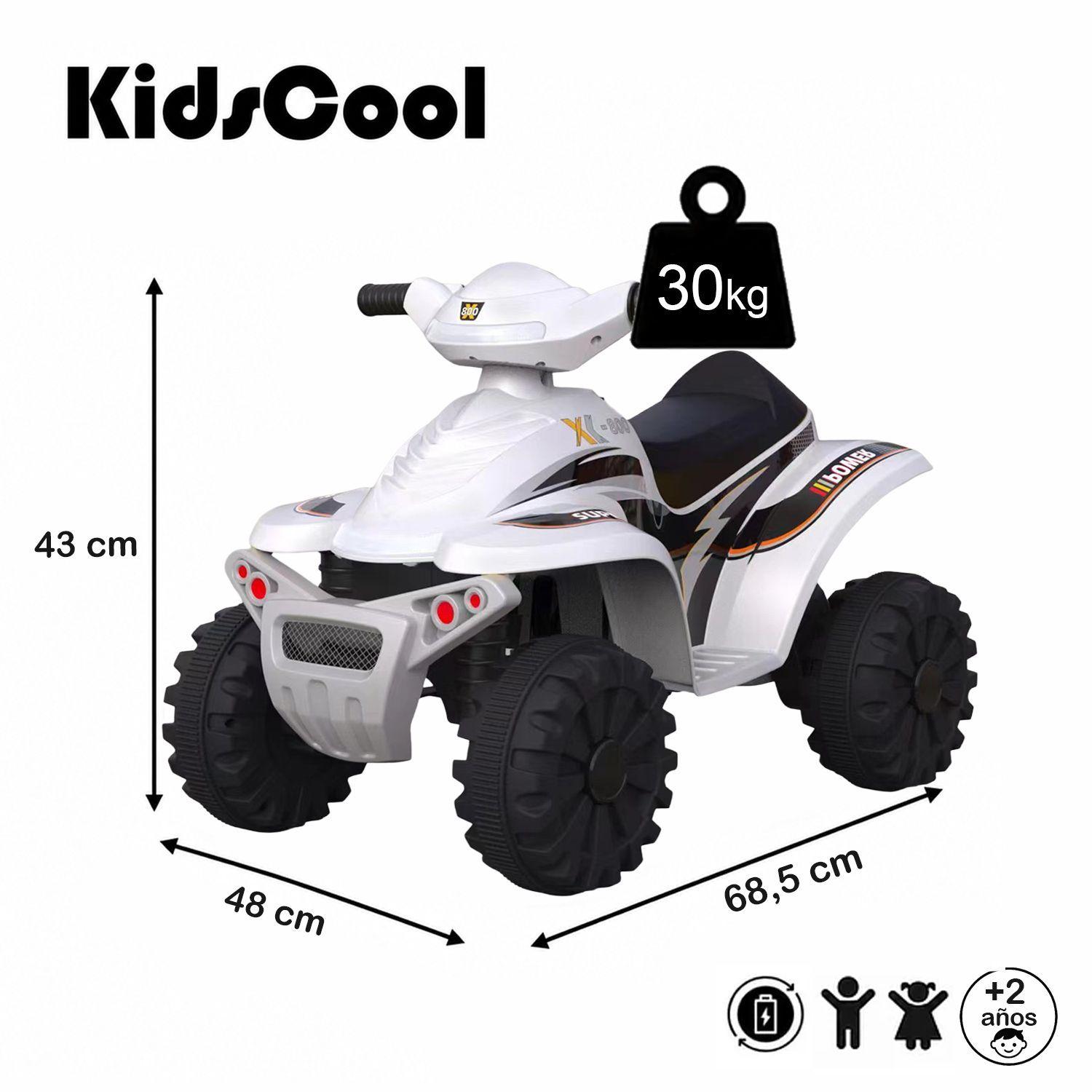 Cuatrimoto Eléctrica Infantil Kidscool 4 Ruedas 6V -6