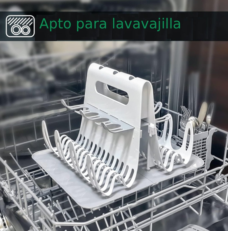 Escurridor De Mamaderas y Botellas Con Bandeja -4