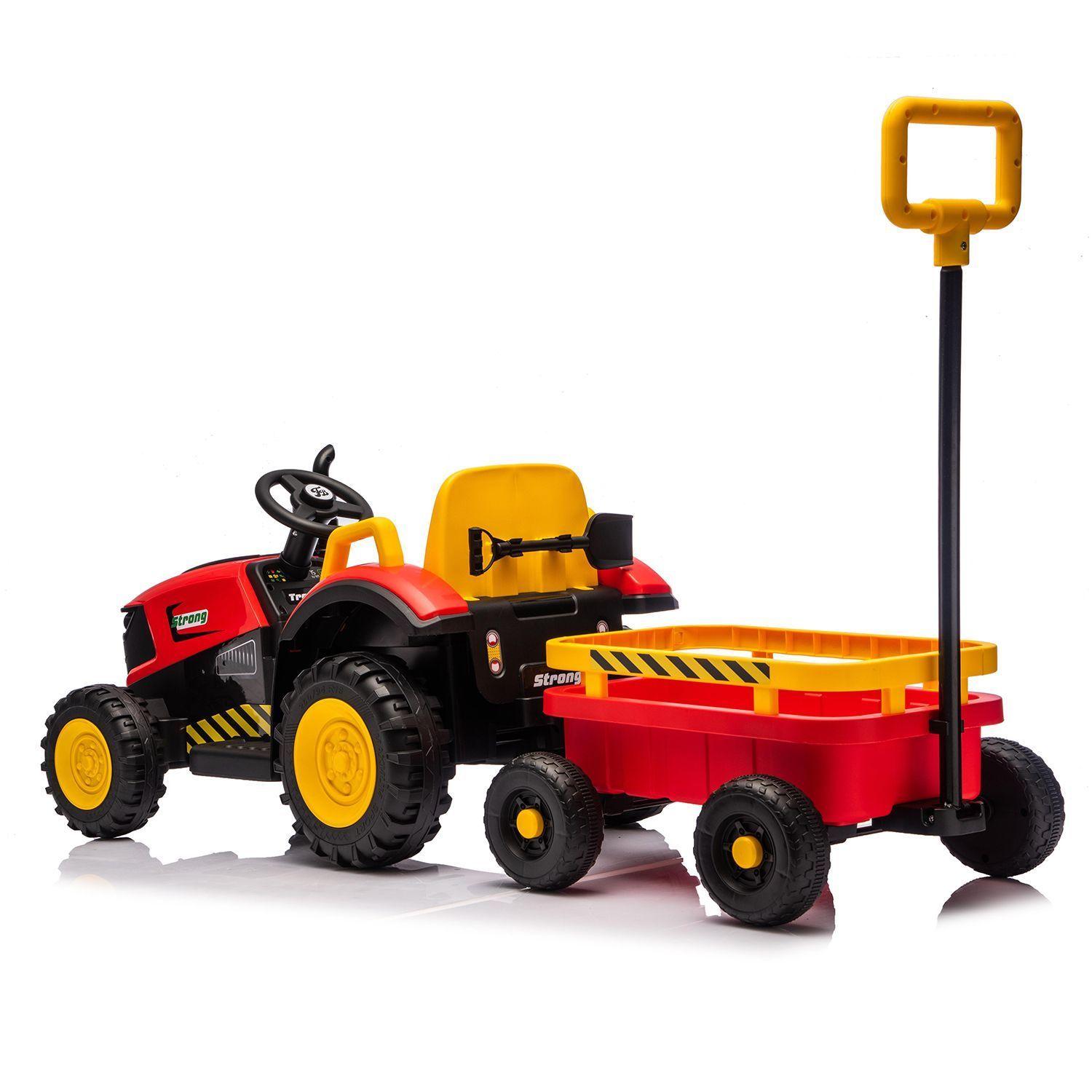 Tractor a Betería Infantil Kidscool 12V Con Carro y Control Remoto-3