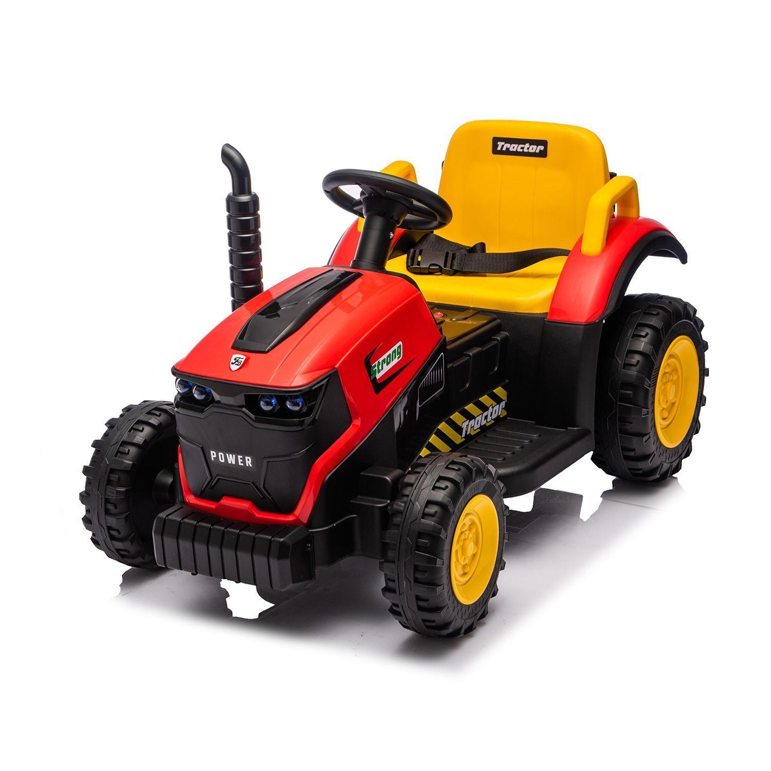 Tractor a Betería Infantil Kidscool 12V Con Carro y Control Remoto-6