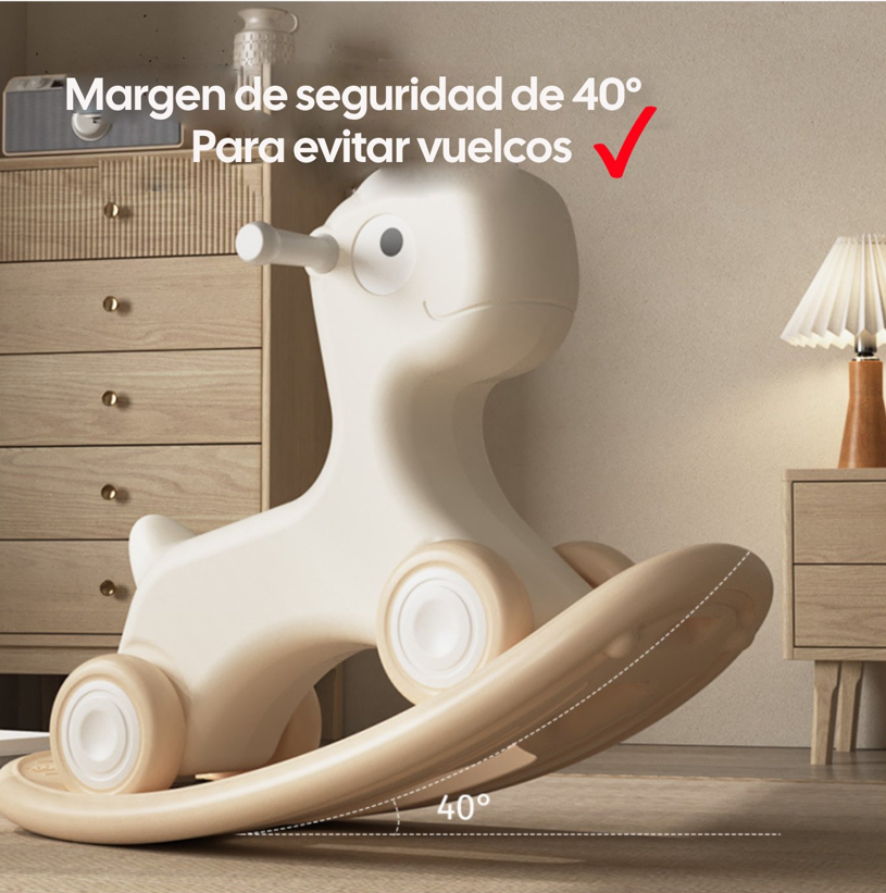 Caminador Mecedor Caballito 3 en 1 Kidscool Blanco -3