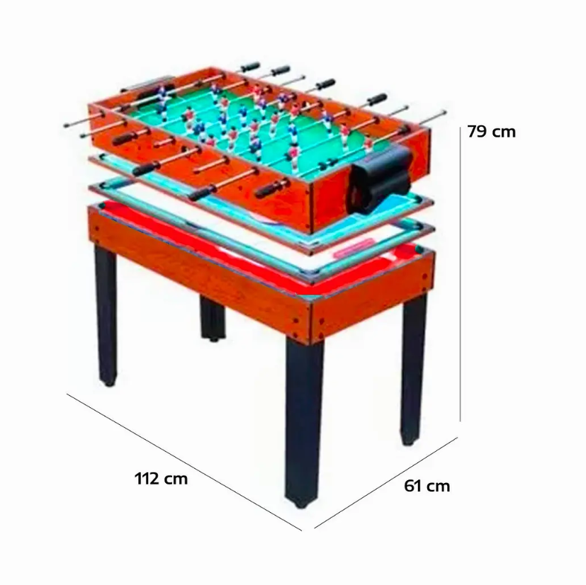 Mesa de Juegos Múltiple 4 en 1-5
