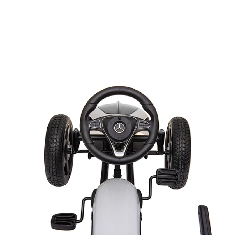 GO KART MERCEDES BENZ BLANCO-2