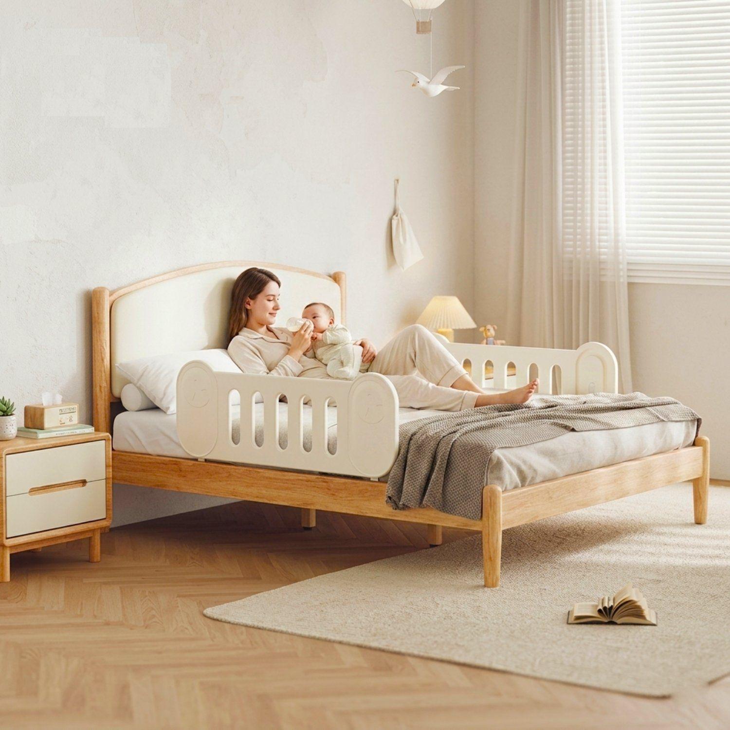 Baranda De Cama Infantil Fija Protectora Anticaídas Plástico 43.7x117x35 cm -2