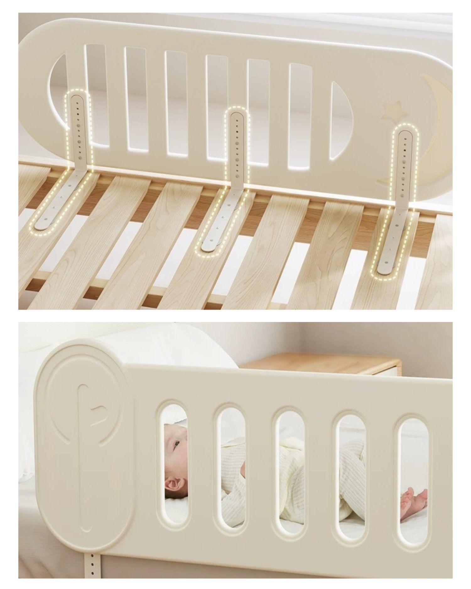 Baranda De Cama Infantil Fija Protectora Anticaídas Plástico 43.7x117x35 cm -4