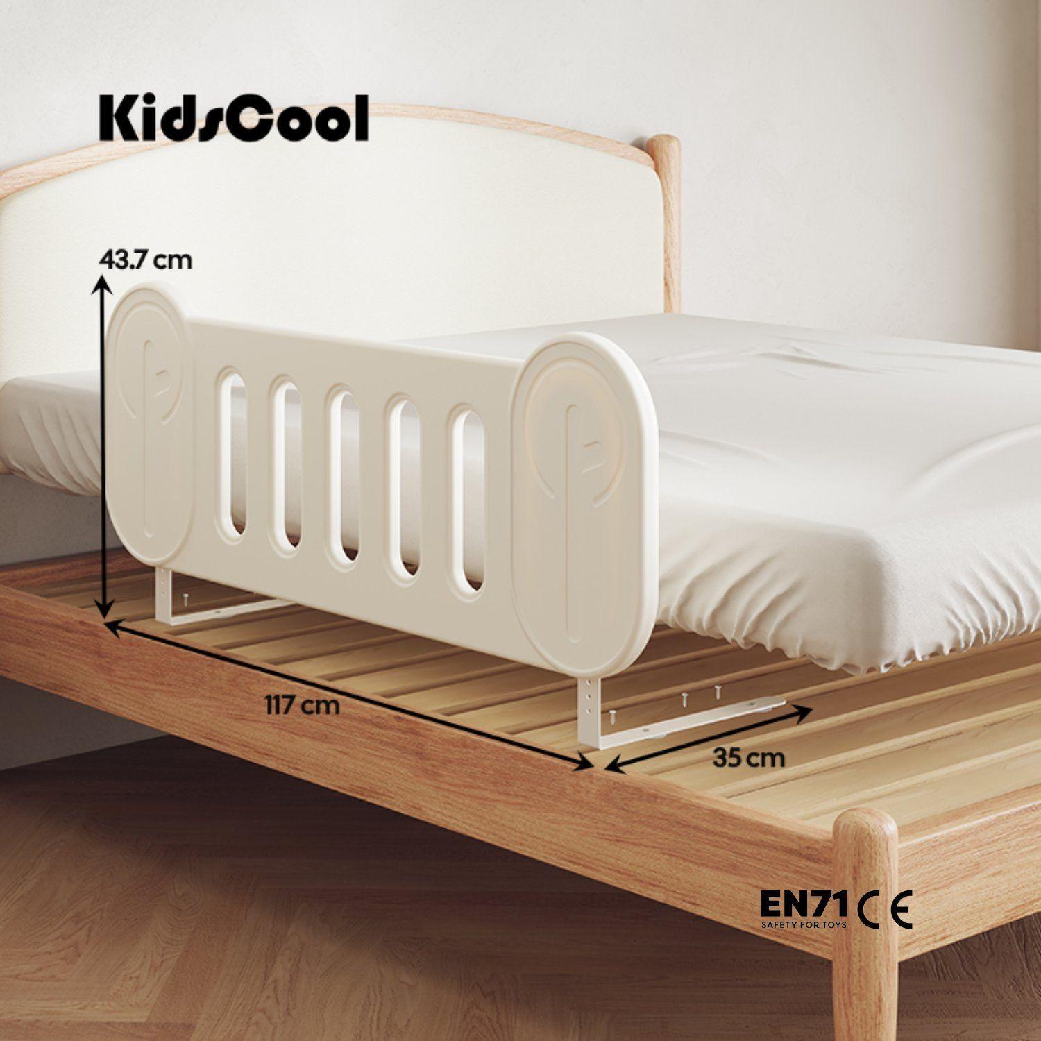 Baranda De Cama Infantil Fija Protectora Anticaídas Plástico 43.7x117x35 cm -6