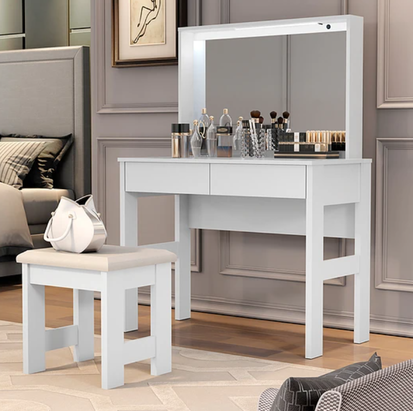 TOCADOR CON ESPEJO BE BLANCO-1