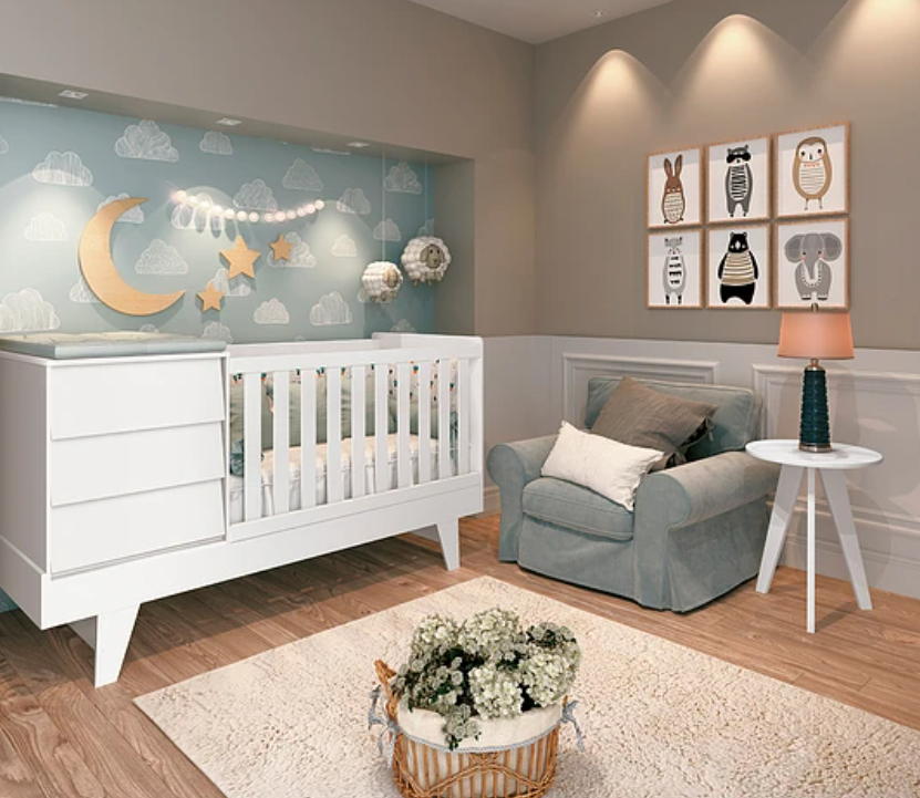 CUNA 3 EN 1 CON COMODA NOAH PRINCE BLANCO OPACO-4