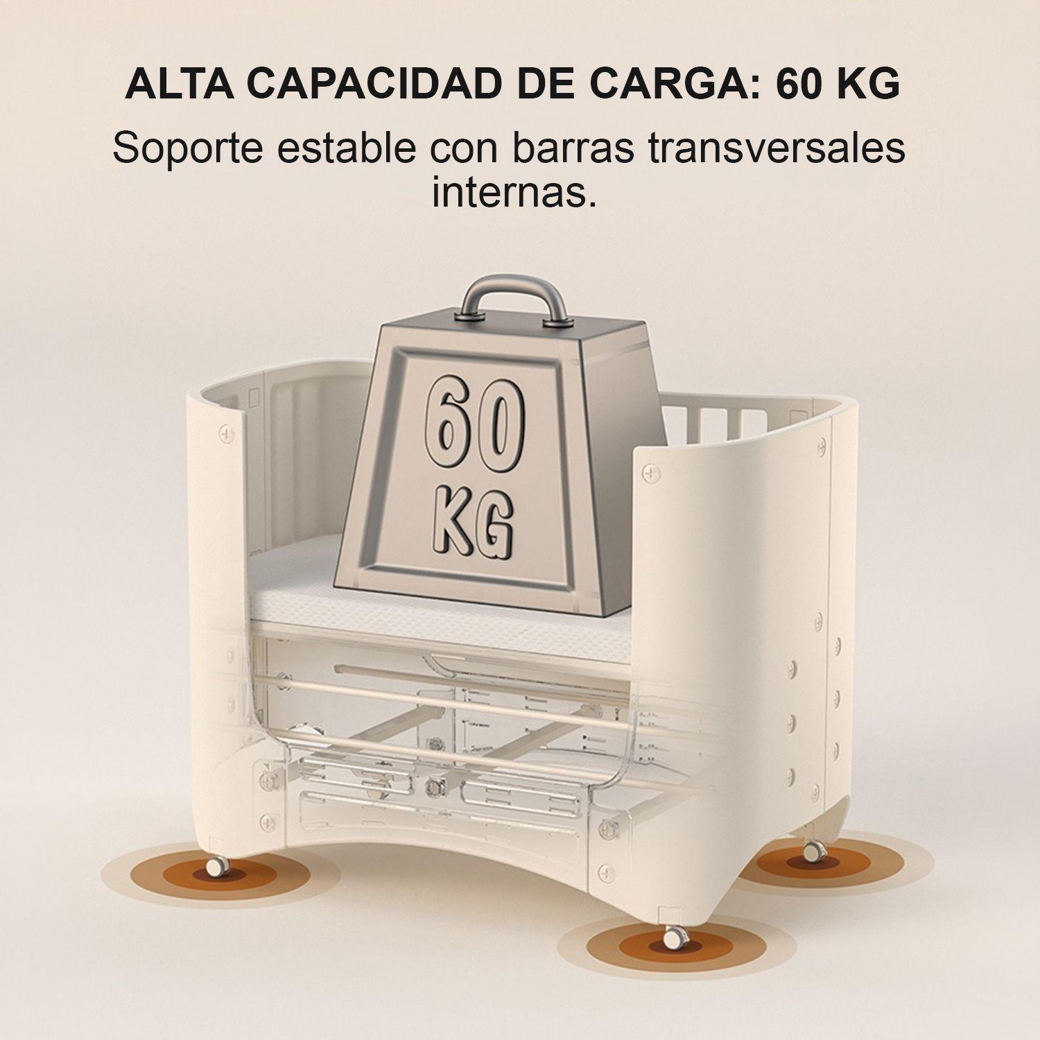 Cuna Infantil Móvil Para Bebés Kidscool Estilo Nórdico -2