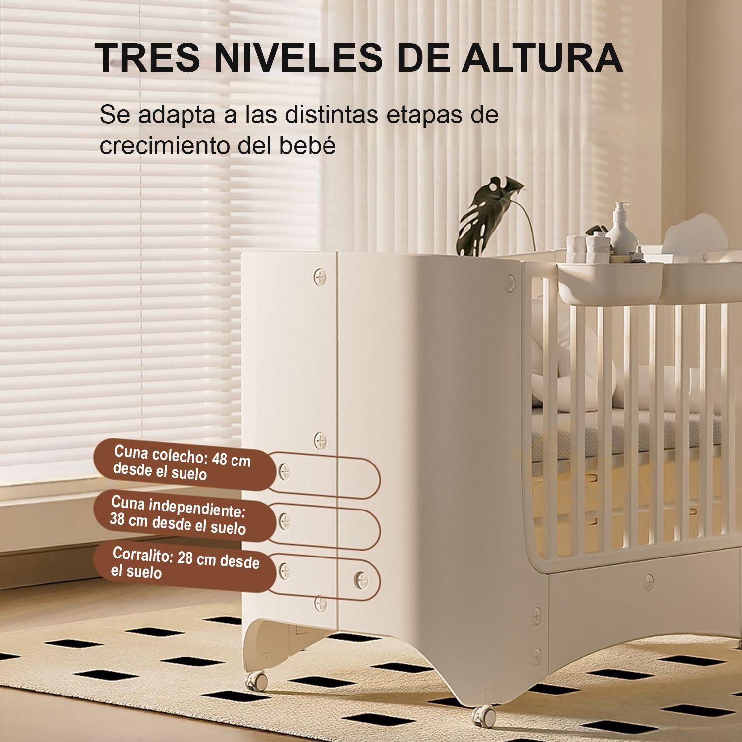 Cuna Infantil Móvil Para Bebés Kidscool Estilo Nórdico -4