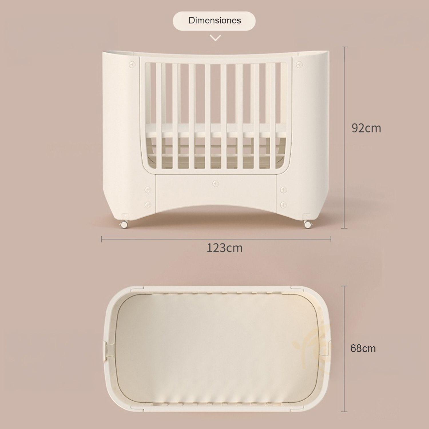 Cuna Infantil Móvil Para Bebés Kidscool Estilo Nórdico -6