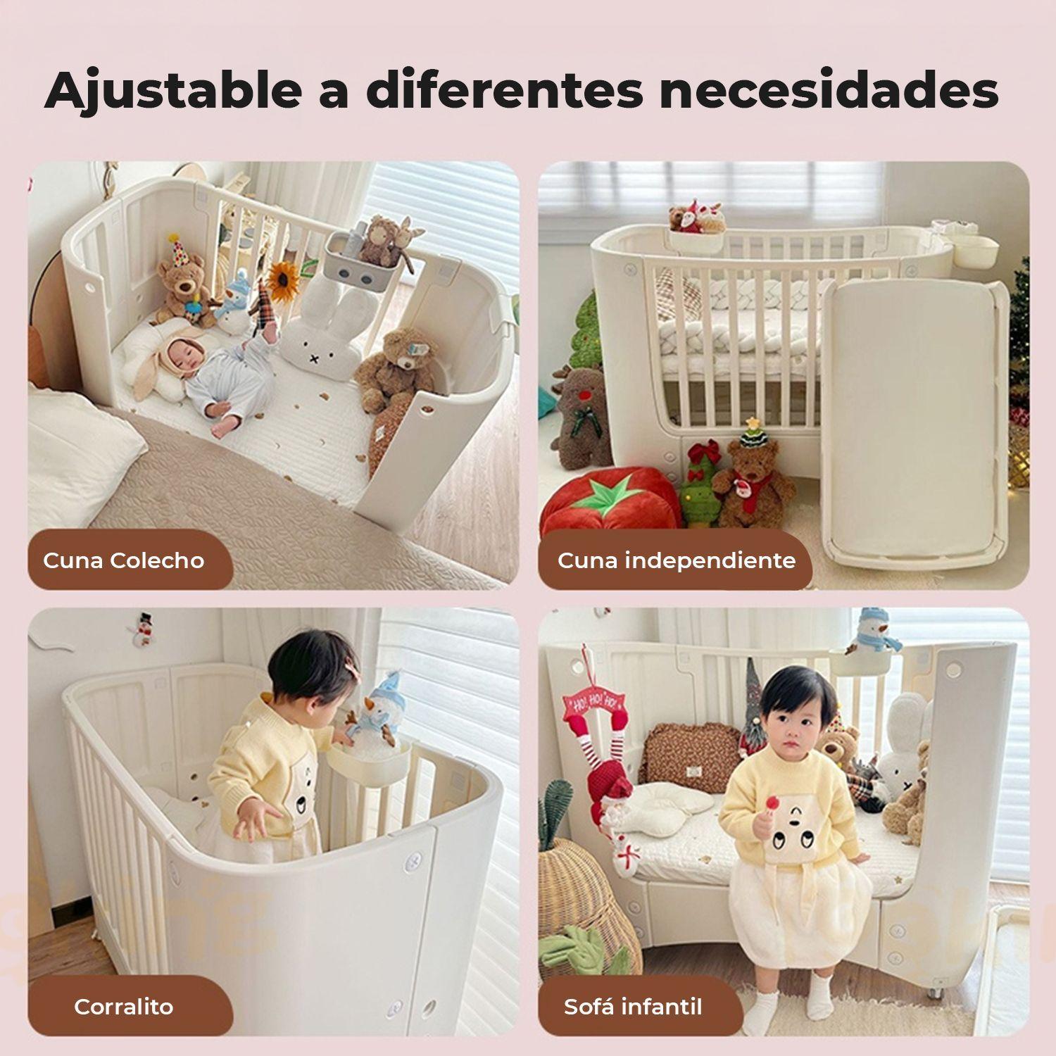 Cuna Infantil Móvil Para Bebés Kidscool Estilo Nórdico -7