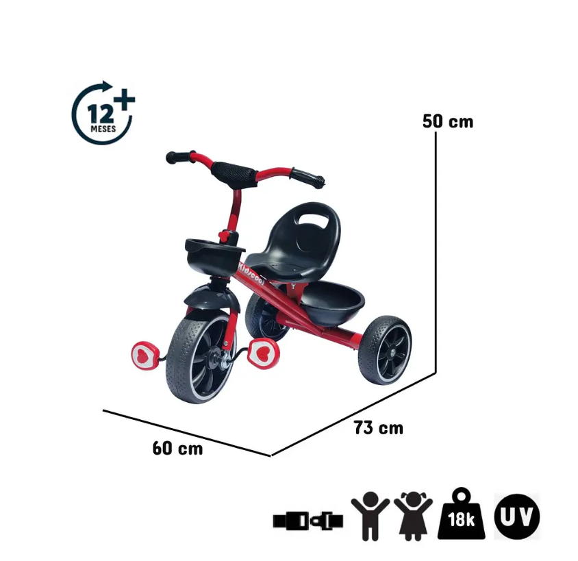 TRICICLO CLASSIC NEW ROJO-5