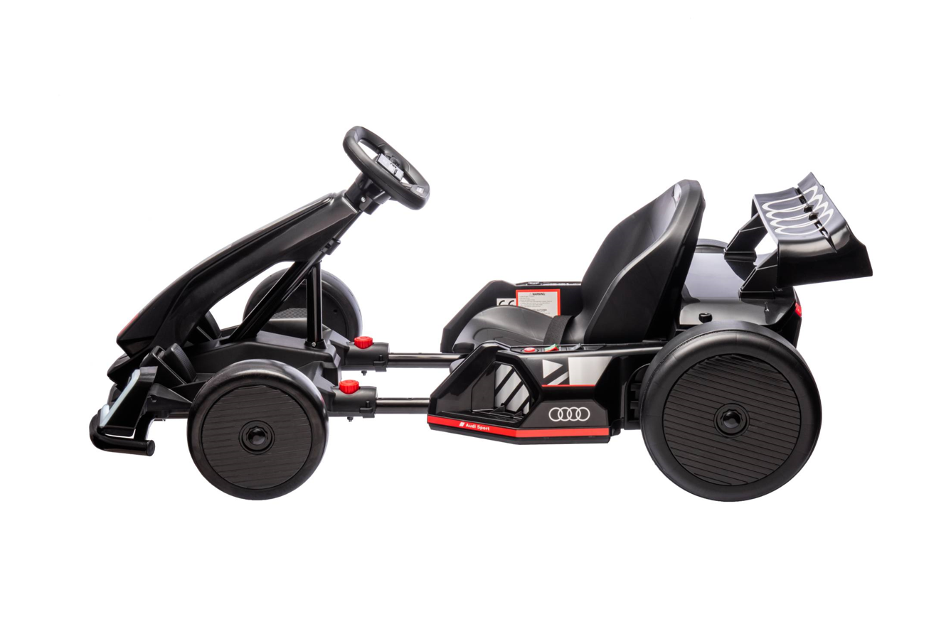 GO KART DRIFT AUDI A BATERIA 24V NEGRO-1