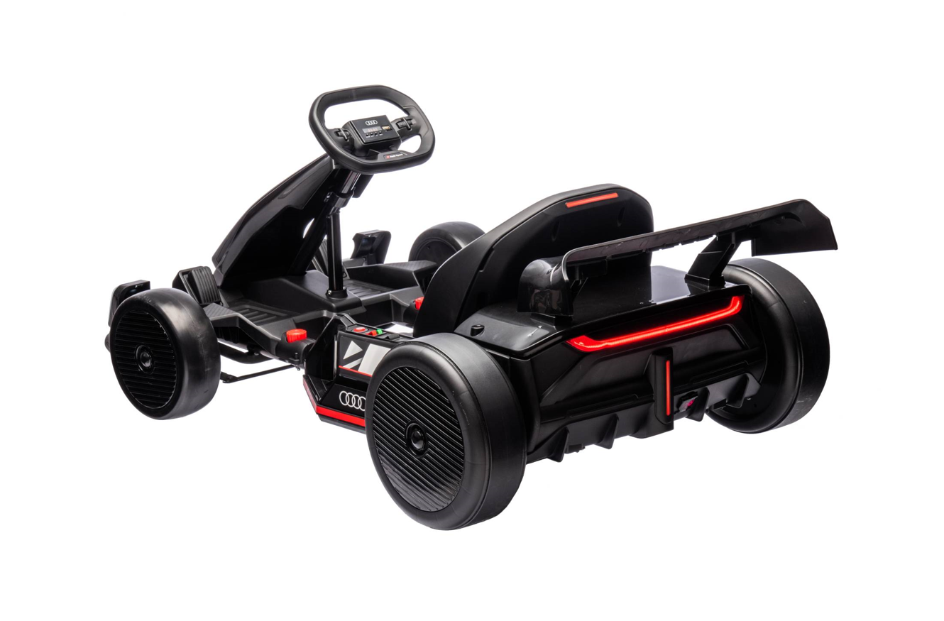 GO KART DRIFT AUDI A BATERIA 24V NEGRO-2