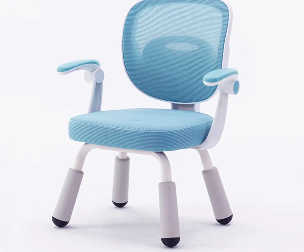 Silla Escritorio Ergonómica Infantil Azul-2