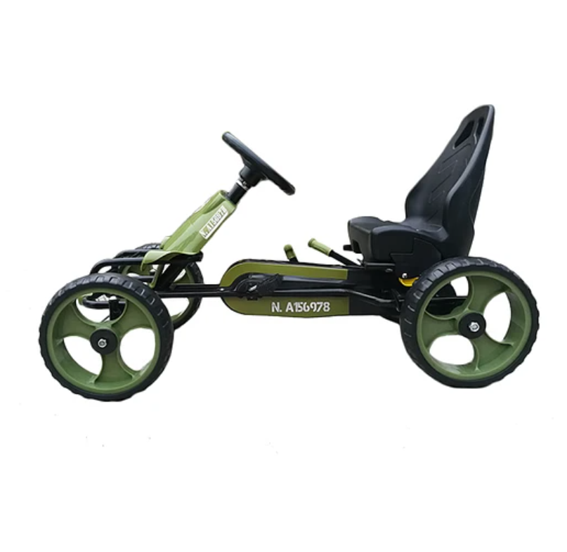 GO KART RACING ARMY GREEN KIDSCOOL-2