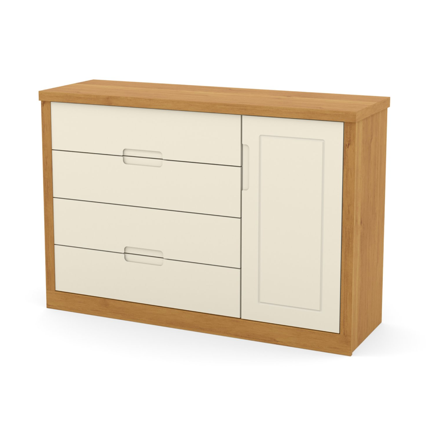 COMODA TUTTO CON PUERTA BEIGE CARAMELO-0