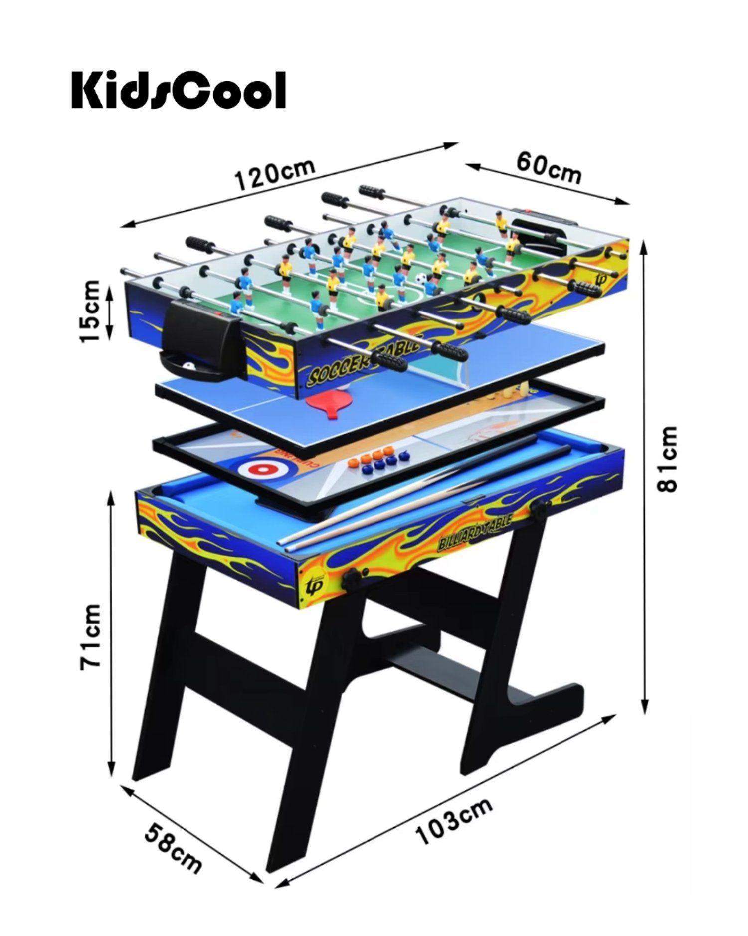 Mesa De Juegos Plegable 5 En 1 Kidscool Taca Taca Pool Ping Pong-7