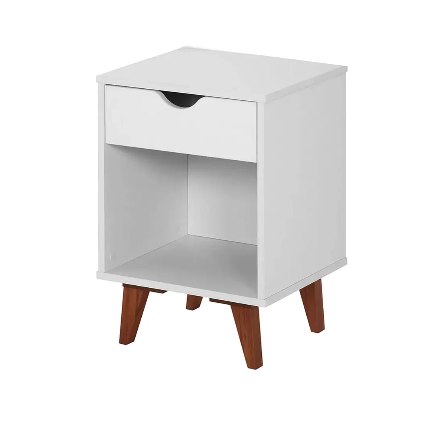 Velador Versalle Con Cajón Blanco-0