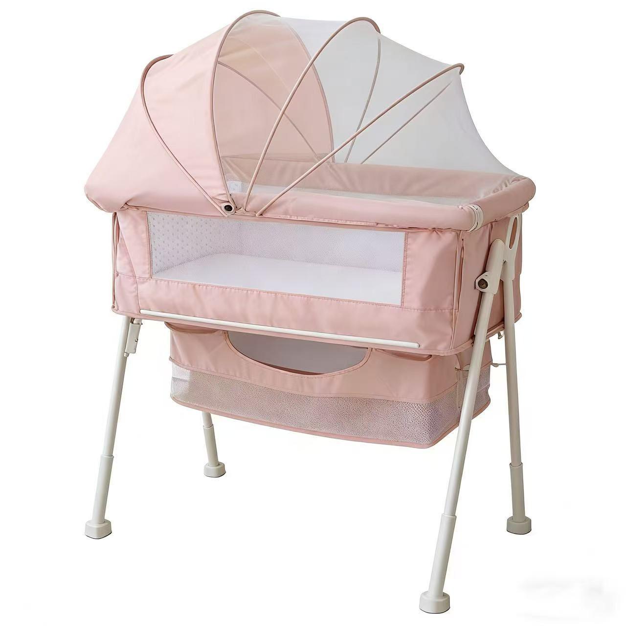 Cuna Colecho Portátil 93x57 cm Kidscool Con Canasto -0