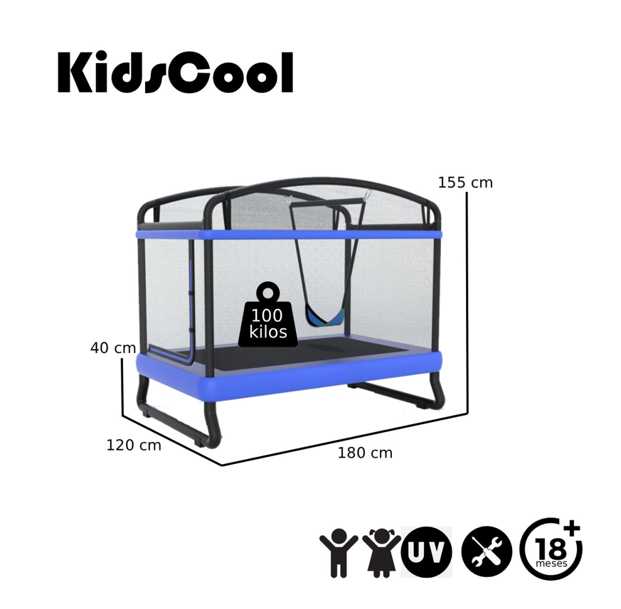 CAMA ELASTICA RECTANGULAR AZUL-4