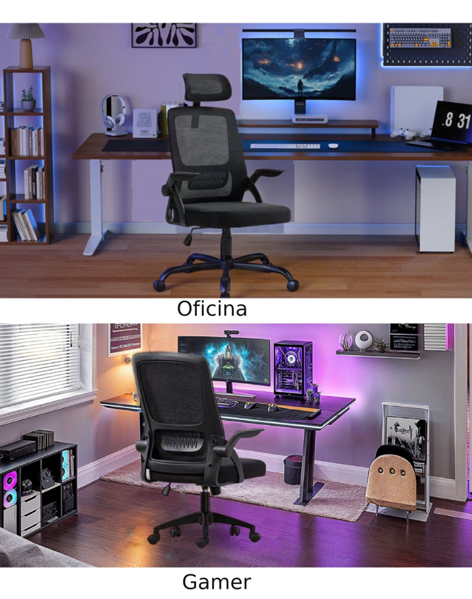 Silla Ergonomica Negra 24 Hrs-4