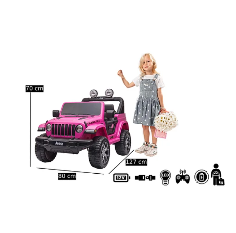 JEEP RUBICOM ROSADO A BATERIA-3