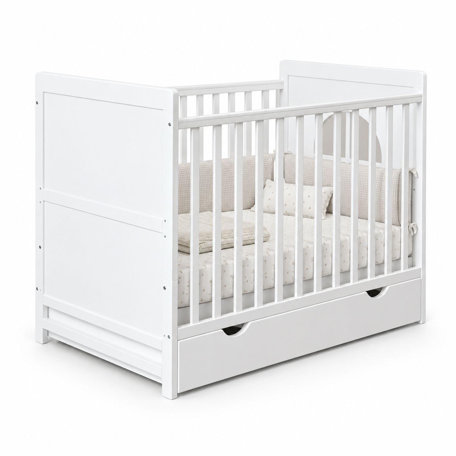 Cuna 2 Funciones Evolutiva Blanca Kidscool -0