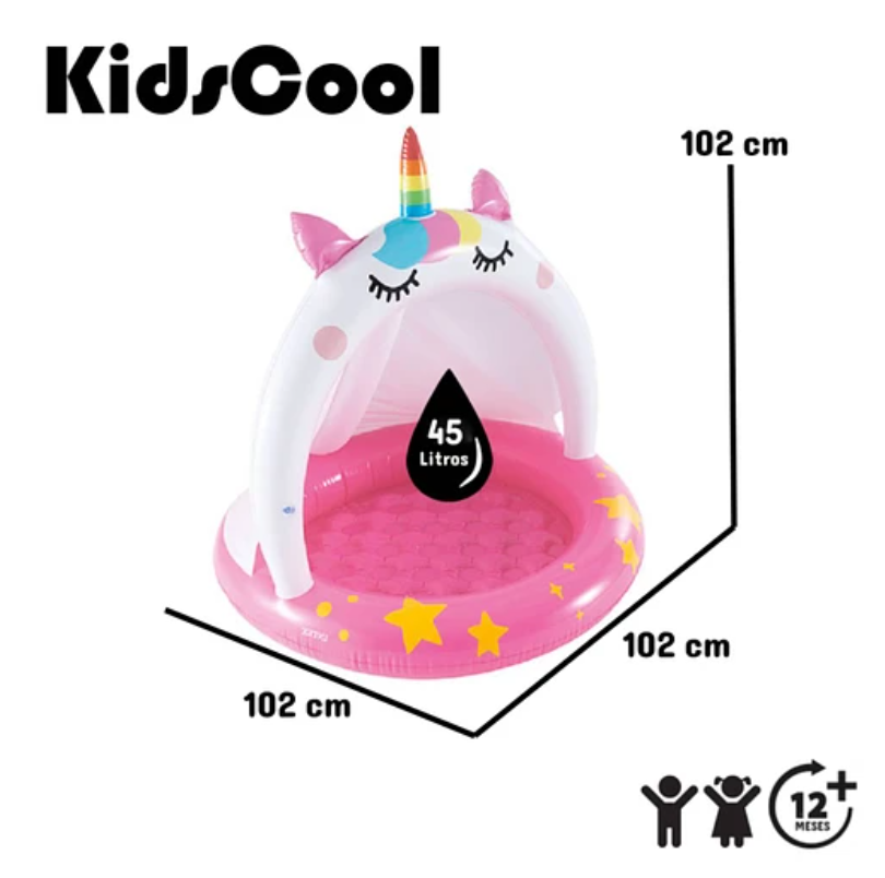 PISCINA INFLABLE BABY UNICORNIO -3