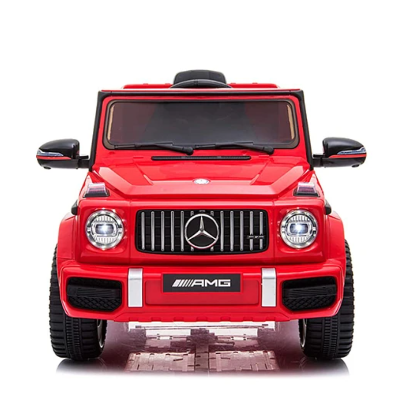 AUTO A BATERIA JEEP MERCEDES G63 ROJO-4