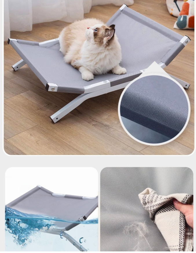 Cama Elevada Para Perros y Gatos Impermeable-2