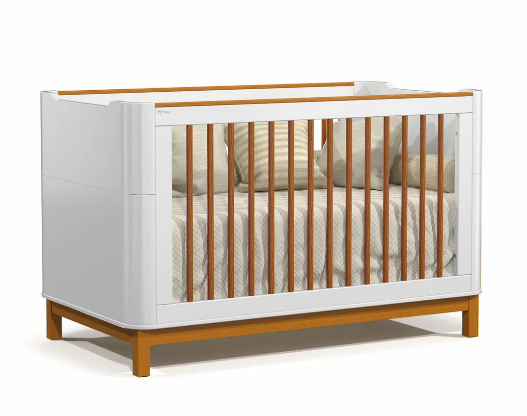 Cuna Flow Laqueada Eco Wood Blanca-0