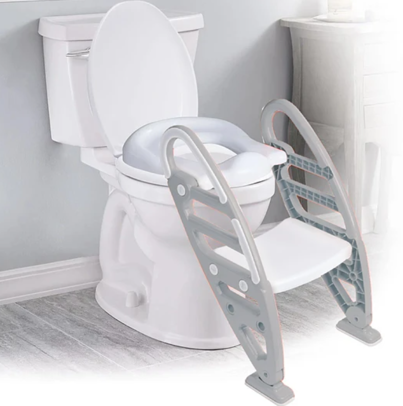 ASIENTO ENTRENADOR PARA W.C GRIS CON ESCALERA-7