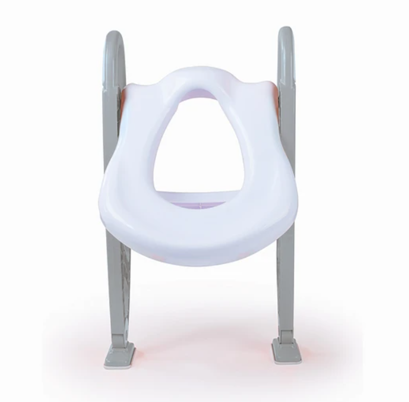 ASIENTO ENTRENADOR PARA W.C GRIS CON ESCALERA-2