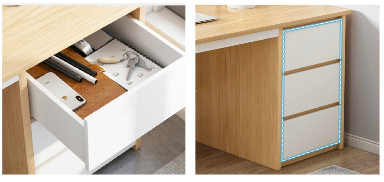 ESCRITORIO EJECUTIVO METAL BEIGE BLANCO-3