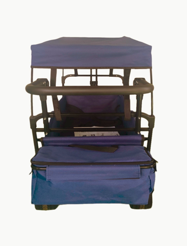 CARRITO WAGON PLEGABLE CON TECHO AZUL                       -3