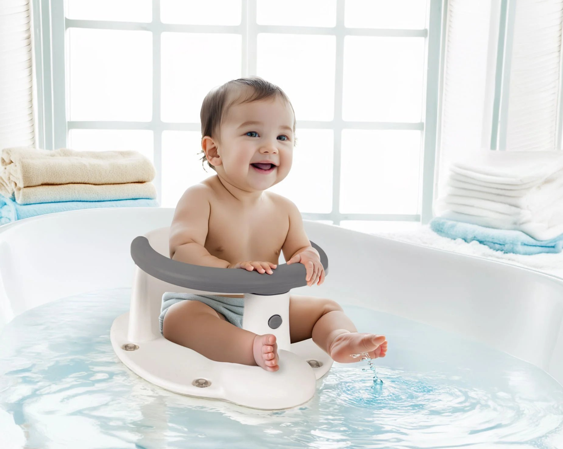 ASIENTO DE INODORO DE BEBE GRIS-3