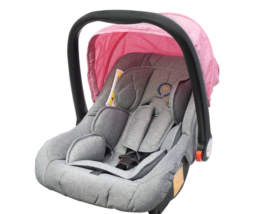 Coche Cuna City Travel Rosa -4