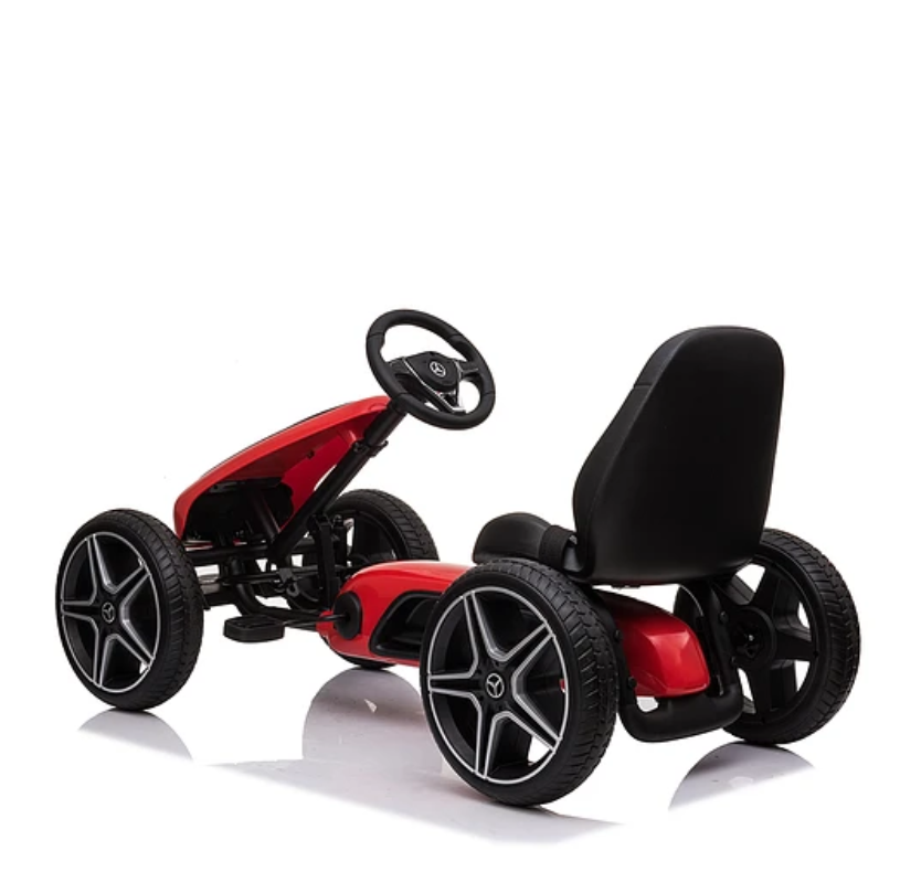 GO KART MERCEDES BENZ ROJO-3