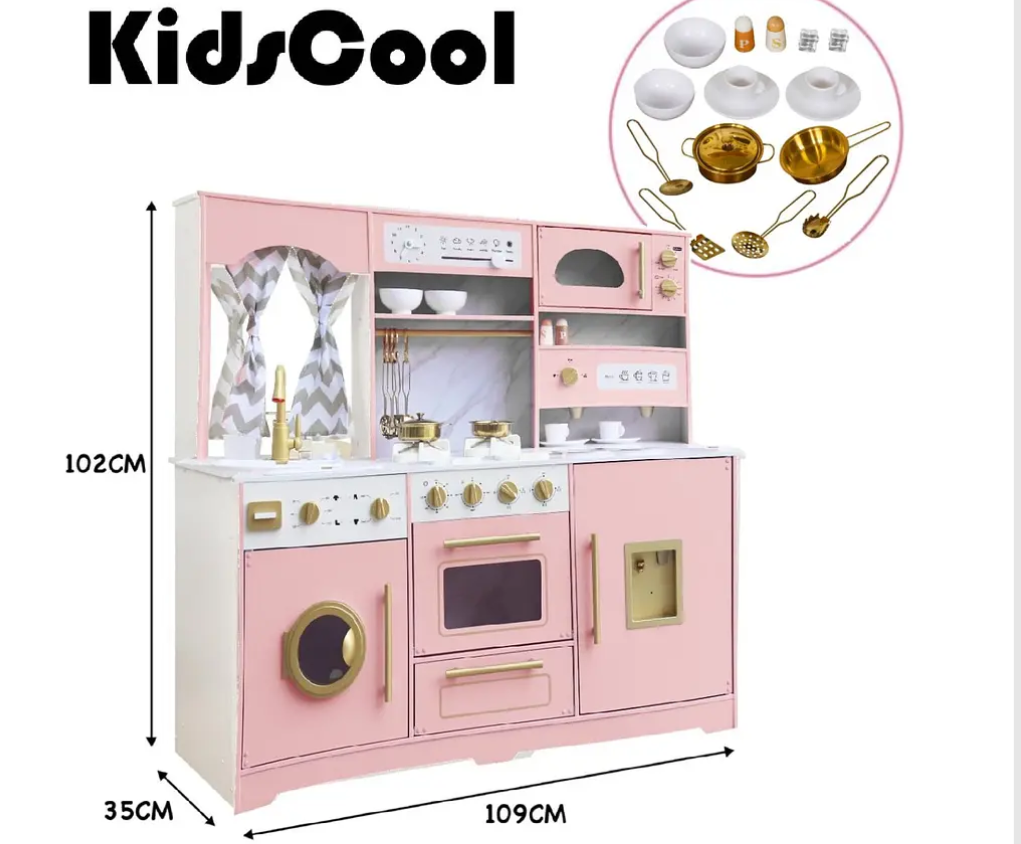 GRAN COCINA KITCHENETTE ROSADA-5