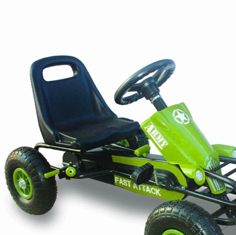 GO KART RACING ARMY XL VERDE-4