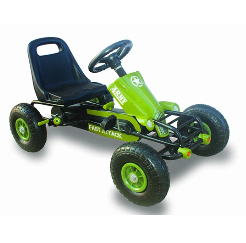 GO KART RACING ARMY XL VERDE-3