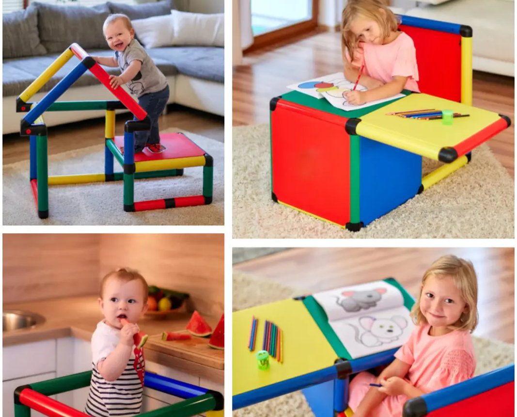 Gimnasio Para Niños Montessori 5 en 1 Multicolor -1