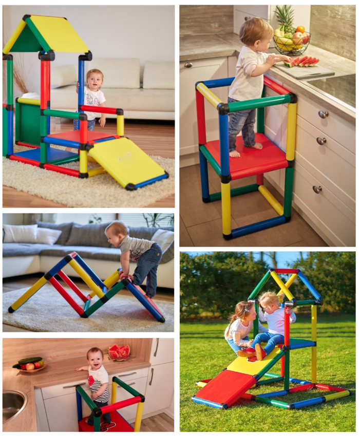 Gimnasio Para Niños Montessori 5 en 1 Multicolor -3
