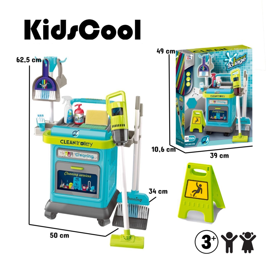 JUEGO CARRO DE LIMPIEZA KIDS -7