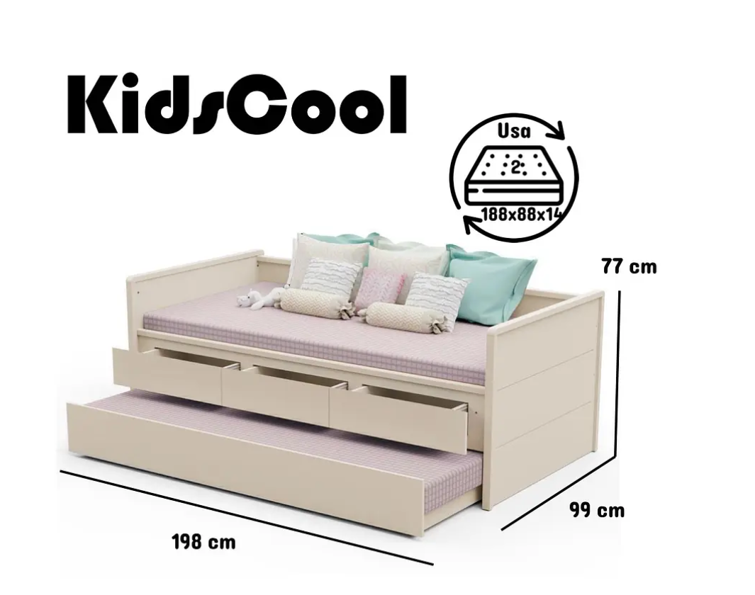 CAMA NIDO 3 CAJONES LAIS PERLA-2
