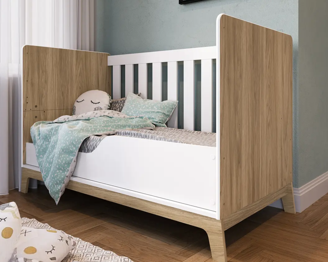 Cuna 3 Funciones Honey Blanco Miel-3