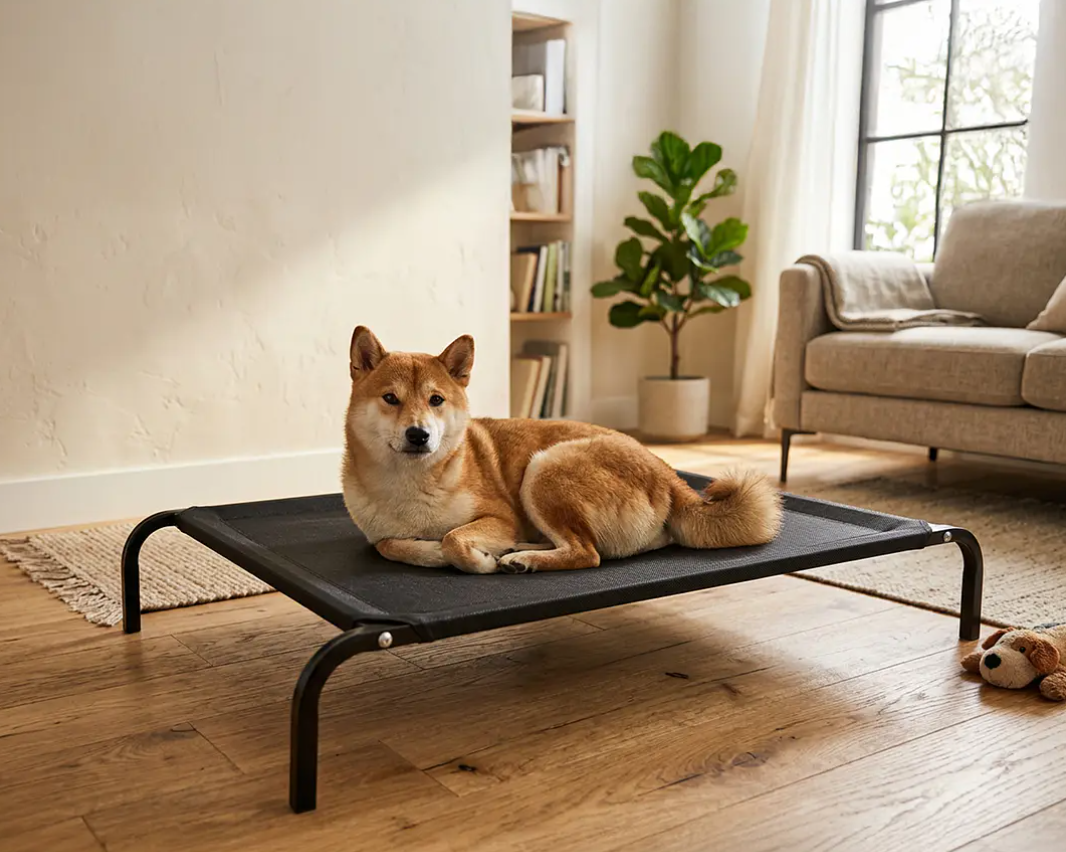 Cama Elevada Perros Talla M 92X60 cm Soporta 30kg-2