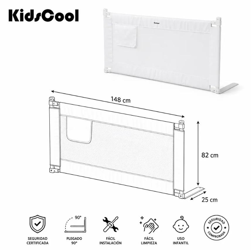 Baranda De Seguridad Para Cama Ultra Safety Extra Alta 148 x 82 cms-3